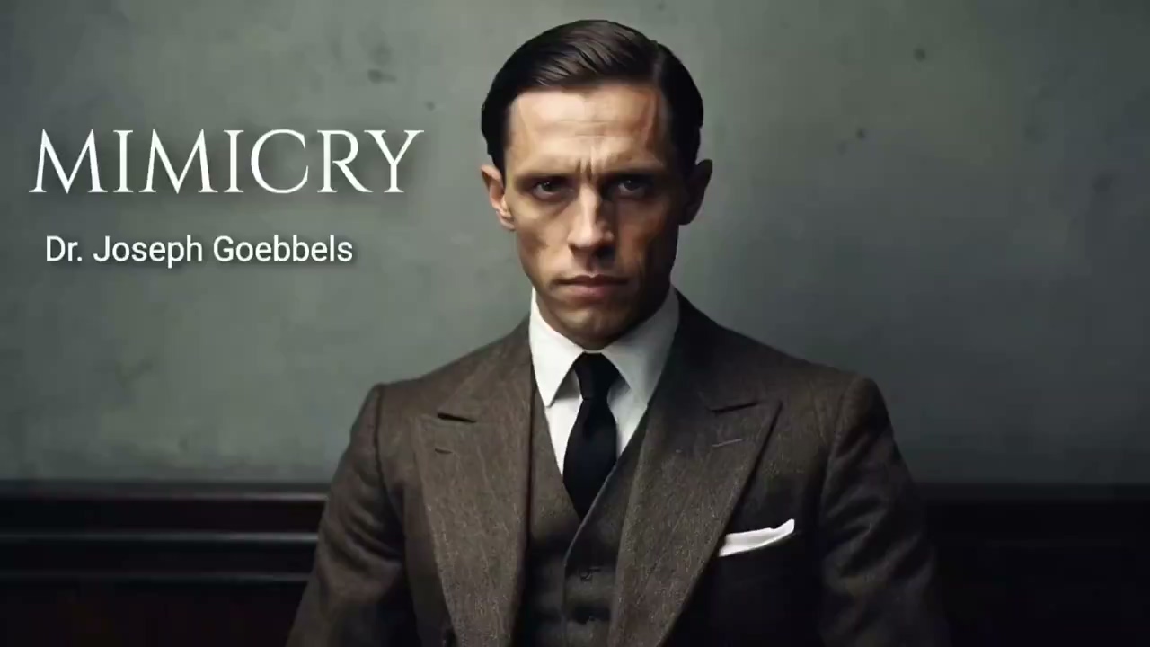 MIMICRY - an essay by Dr Joseph Goebbels