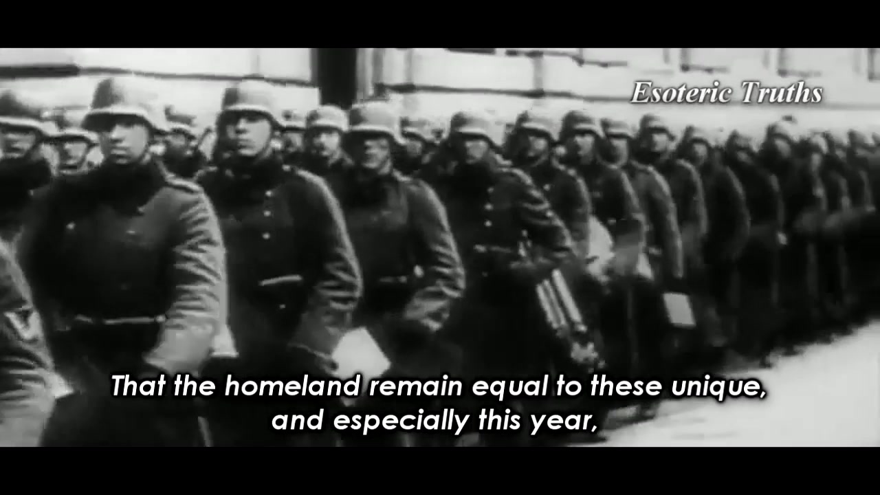 Adolf Hitler - No Retreat, No Surrender; That is German law!