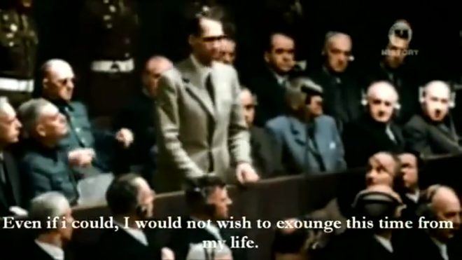 Rudolf hess last speech at Nuremberg trials