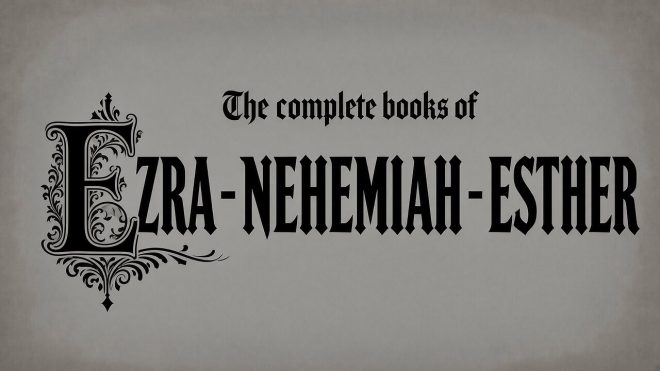 The complete asv bible books of Ezra, Nehemiah, Esther