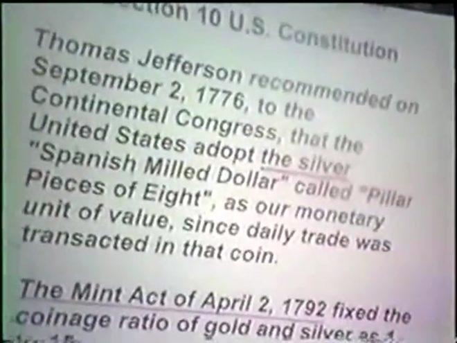 What is lawful money and who stole ours - September 15 2007