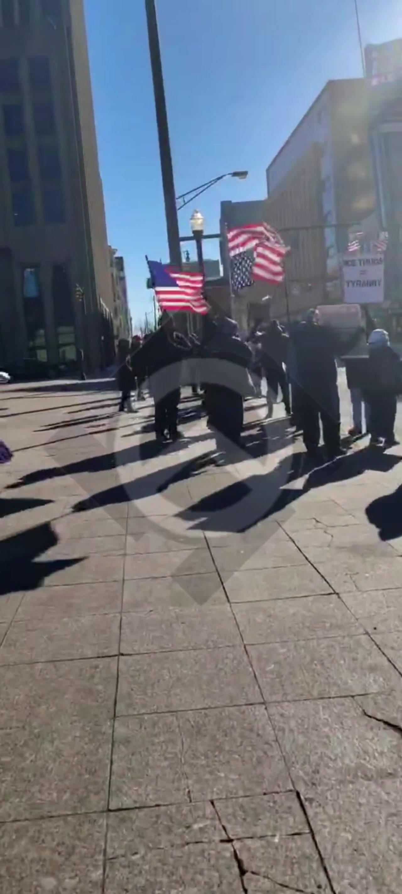 Alone Activist in Ohio Confront the enemy