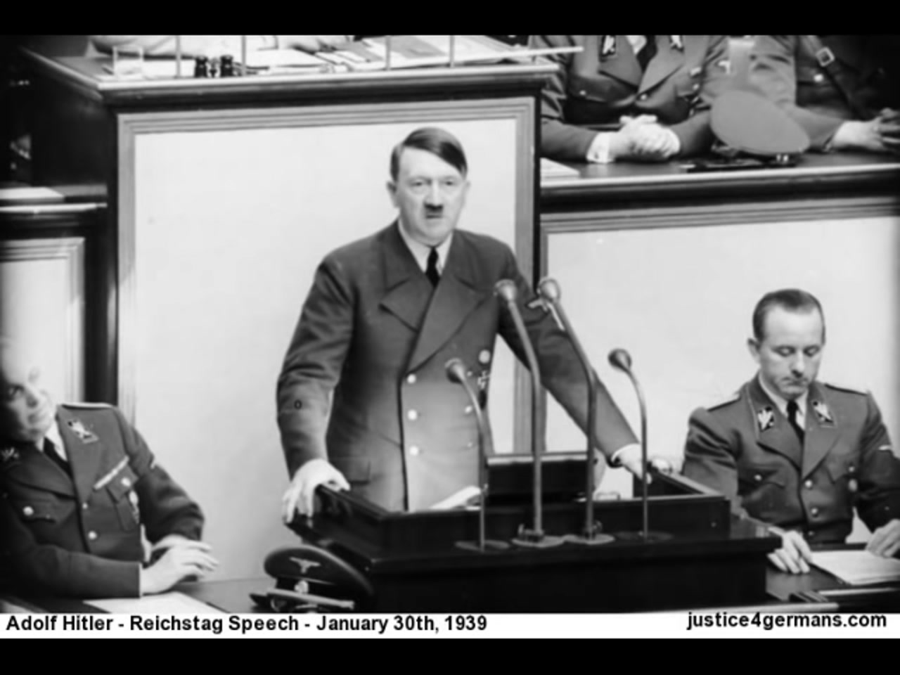 Adolf Hitler Responds to Allegations of Religious Persecutions